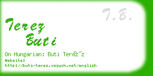 terez buti business card